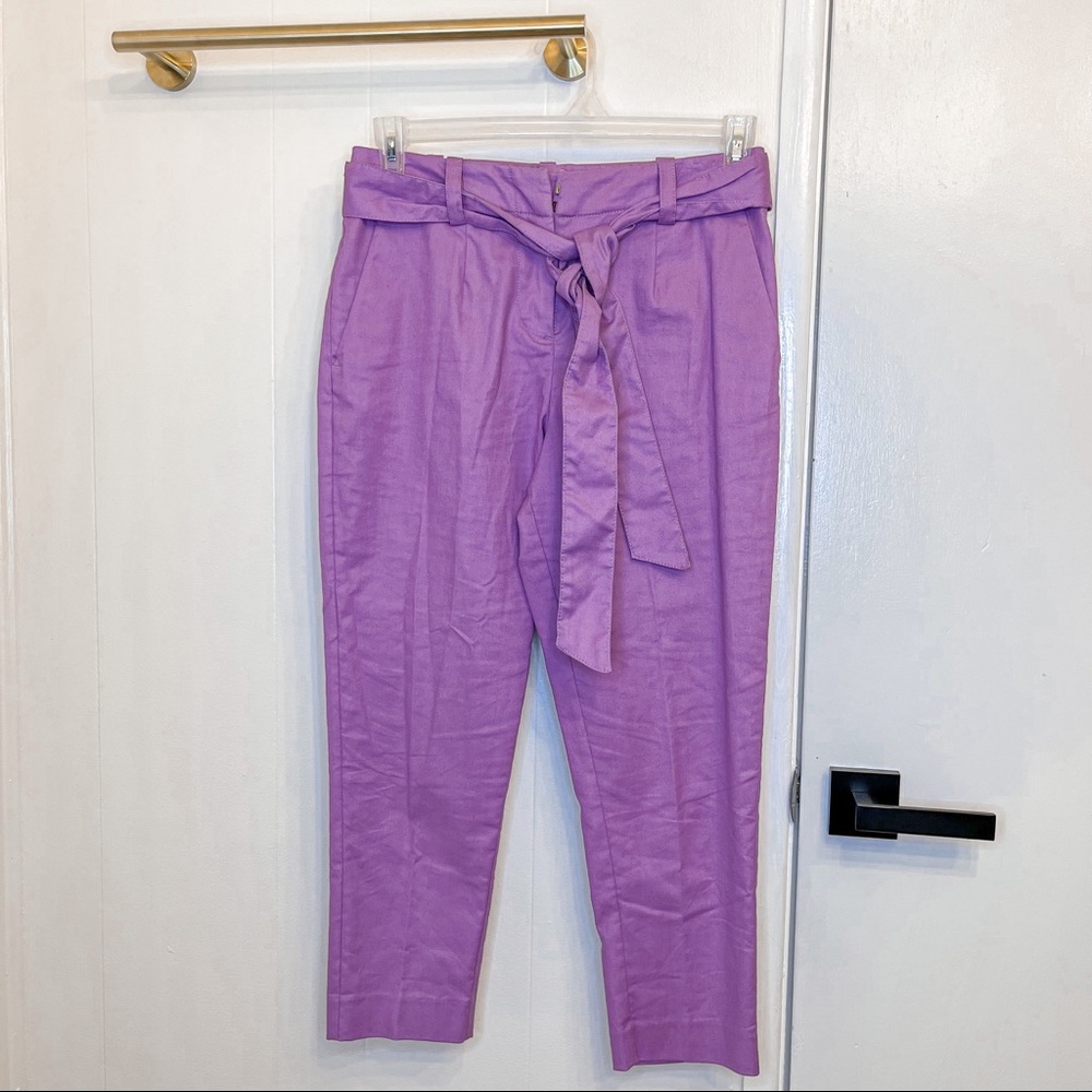 Boden Purple Cropped Pants